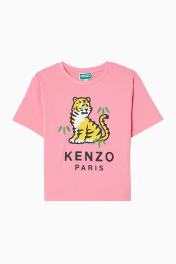 Tiger Graphic T-Shirt in Organic Cotton