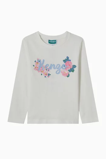 Floral Graphic T-Shirt in Organic Cotton