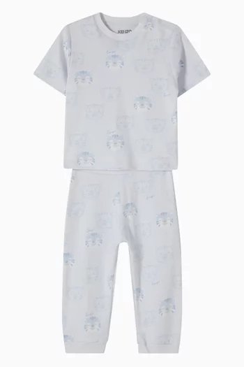 Tiger Print  Co-ord Set in Cotton