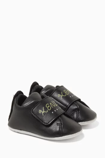 Baby Logo-Embroidered Booties