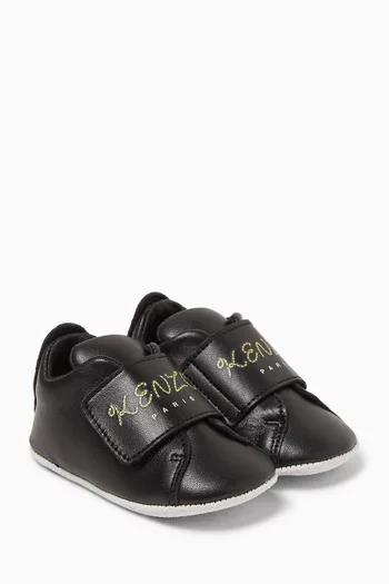 Baby Logo-Embroidered Booties