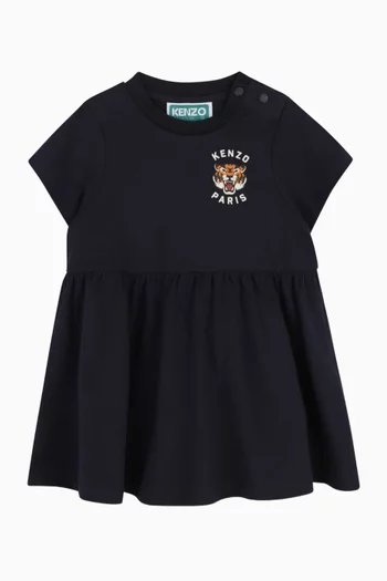 Tiger-print Dress in Jersey