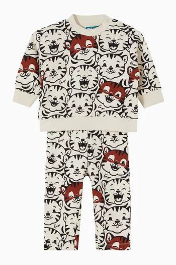 Sweatshirt in Cotton