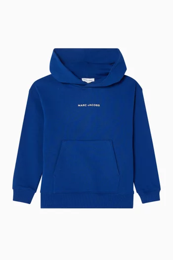Graphic-print Hoodie in Cotton