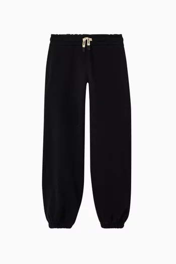 Logo Sweatpants in Cotton Fleece