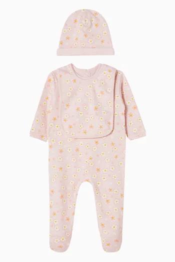 Logo-print Gift Set in Cotton