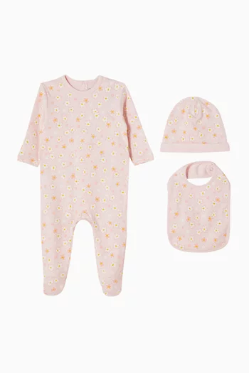Logo-print Gift Set in Cotton