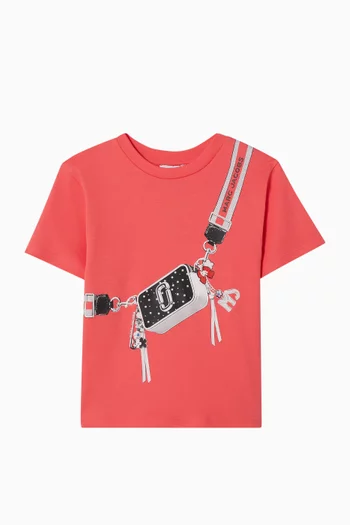 Bag Print T-shirt in Cotton