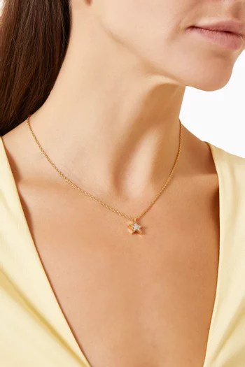 1970s Vintage Swarovski Crystal Star Necklace