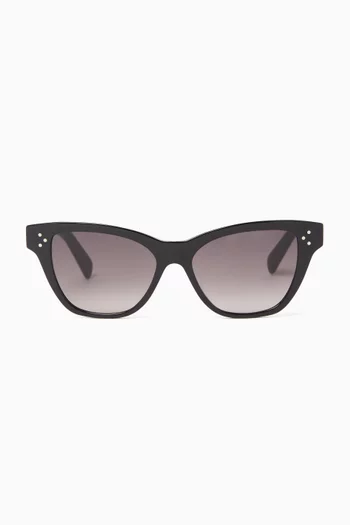 3 Dots Cat-eye Sunglasses in Acetate