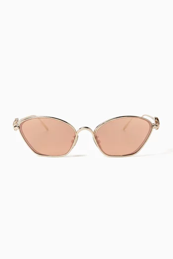 Anagram Cat-eye Sunglasses in Metal