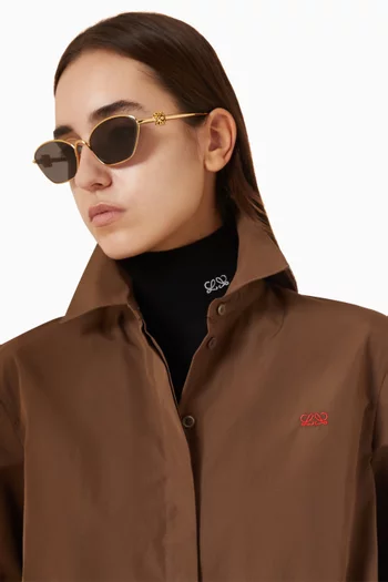 Anagram Cat-eye Sunglasses