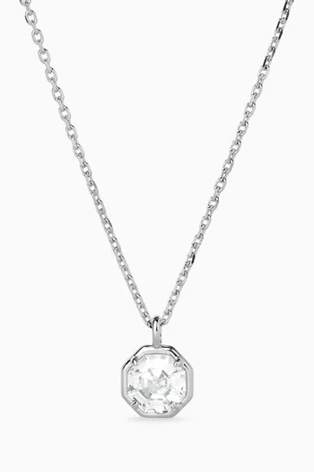 Octagon Stone Pendant Necklace