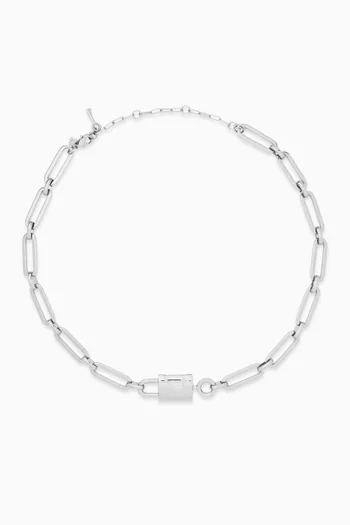 Spade Lock Necklace