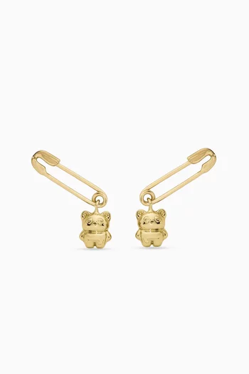 Bits & Baubles Safety Pin Critter Stud Earrings