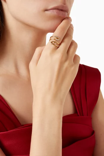 Bits & Baubles Safety Pin Ring