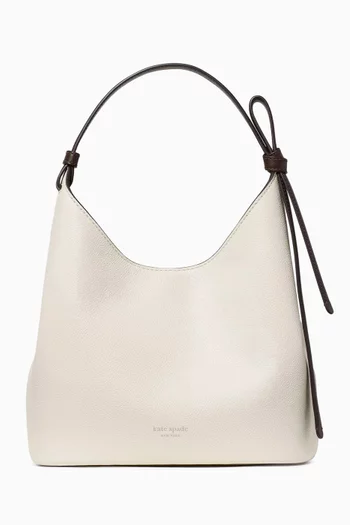 Loop Colorblocked Carryall Bag in Pebbled Leather