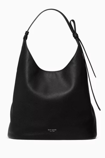 Large Loop Carryall Bag in Pebbled Leather