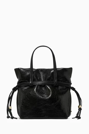 Mini Rio Tote Bag in Crinkle Patent Leather