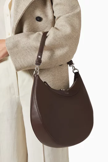 Large Liv Shoulder Bag in Pebbled Leather