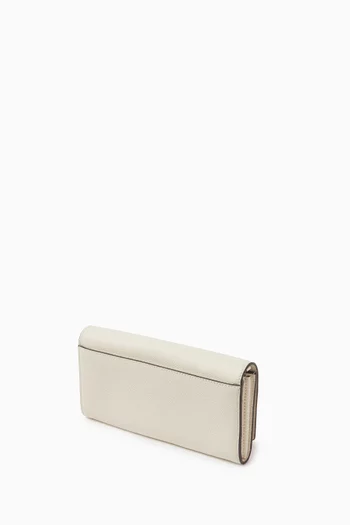 Deco Chain Wallet Bag in Leather