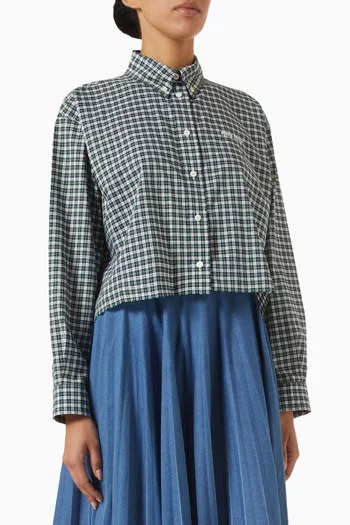 Plaid Shirt in Cotton