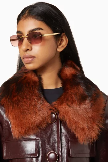 Tubogas Sunglasses in Metal