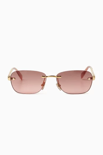 Tubogas Sunglasses in Metal