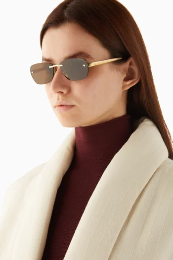 Tubogas Rectangular Sunglasses