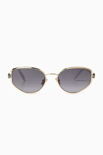 Serpenti Forever Geometric Sunglasses