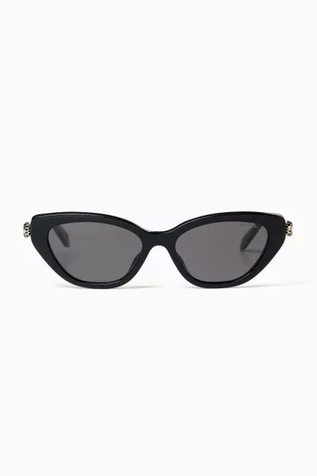 Serpenti Forever Cat-eye Sunglasses in Acetate