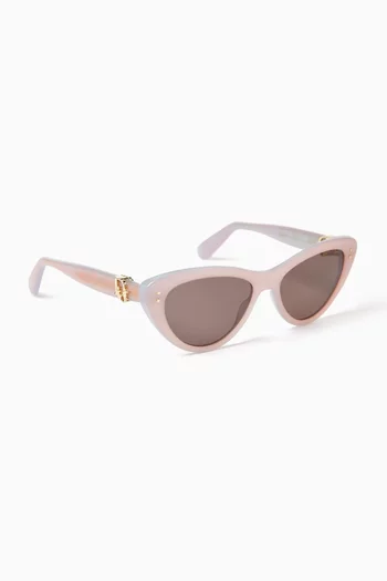 Dior Oblique B2I Cat-eye Sunglasses in Acetate