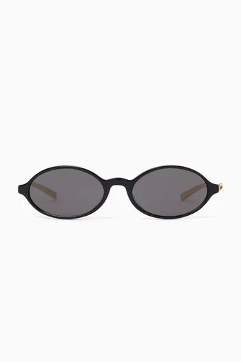 Dior Bow R2I Oval Sunglasses in Acetate & Metal