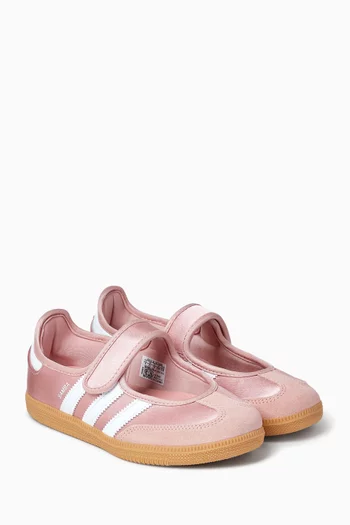 Samba Jane Flats in Satin