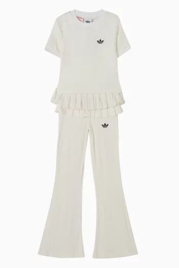 Slim Fit Knit T-Shirt and Leggings Set
