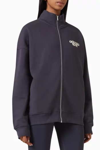 Oversized Sweatshirt in Organic Cotton Fleece