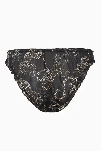Jaguar-print Briefs