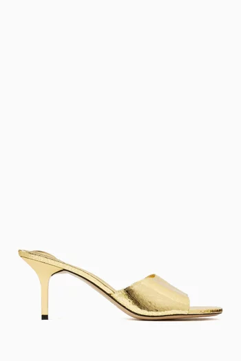 Les Cubisto 70 Mules in Leather