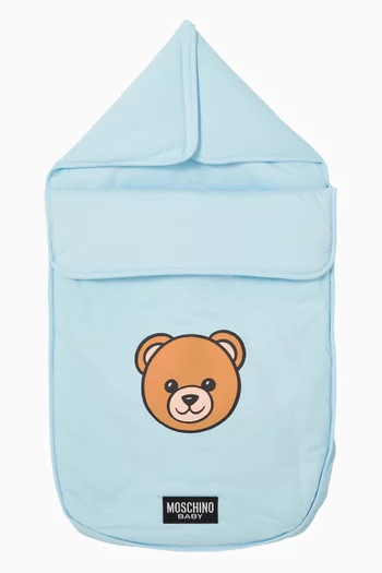 Teddy Bear Sleeping Bag in Cotton