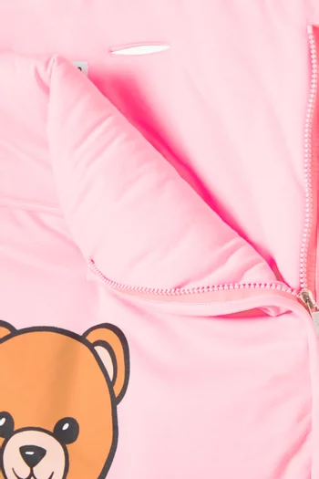Teddy Bear Sleeping Bag in Cotton