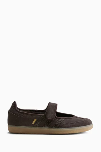 Samba Jane Ballerina Sneakers in Suede