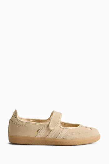 Samba Jane Ballerina Sneakers in Suede