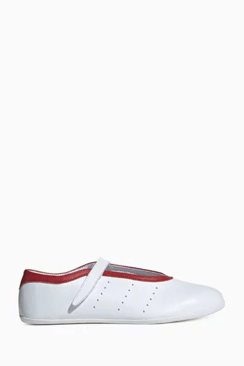 Stan Smith Lo Mary Jane Ballet Sneakers in Leather