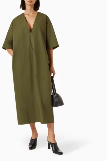 Leonor Maxi Dress in Parachute Cotton