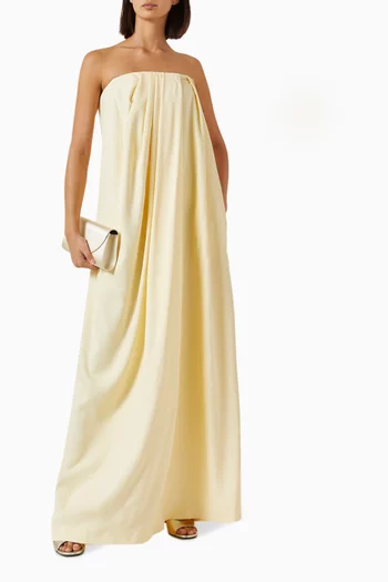 Tullia Strapless Maxi Dress in Viscose