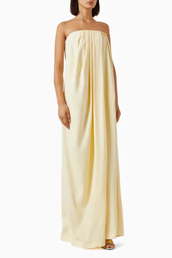 Tullia Strapless Maxi Dress in Viscose