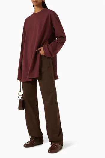 Leto Long-sleeve T-shirt in Cotton-jersey