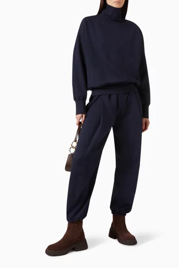 Camelia Sweatshirt in Brushed Cotton-jersey
