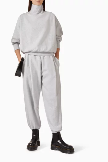 Camelia Sweatshirt in Brushed Cotton-jersey