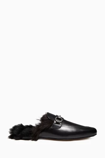 Casanova Horsebit Mules in Leather